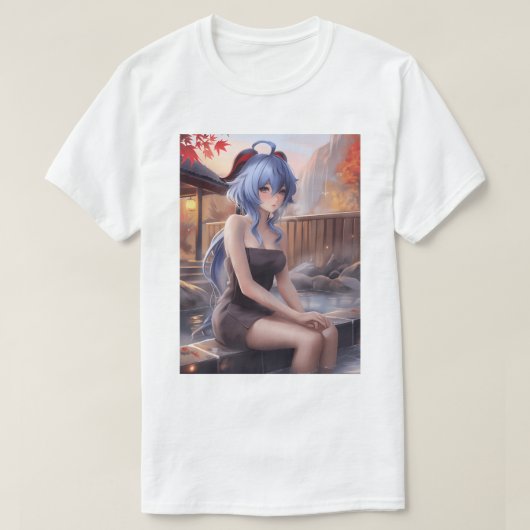 Hot Spring Ganyu 165 T-shirt (Design voorkant)