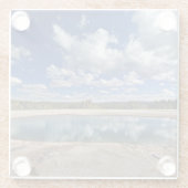 Hot Spring Glazen Onderzetter (Achterkant)