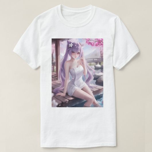 Hot Spring Keqing 43 T-shirt (Design voorkant)