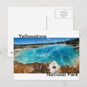 Hot Spring Pond Briefkaart (Voorkant / Achterkant)