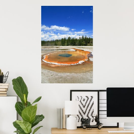 Hot Spring Poster (Thuiskantoor)