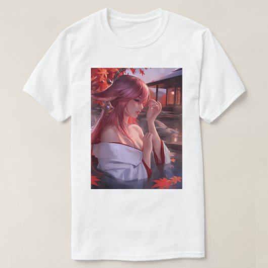 Hot Spring Yae Miko 153 T-shirt (Design voorkant)