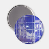 Hot-Springs, AR BlueTile Reflection-cadeautjes Magneet (Voorkant / Achterkant)