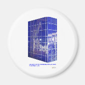 Hot-Springs, AR BlueTile Reflection-cadeautjes Magneet (Voorkant)