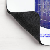 Hot-Springs, AR BlueTile Reflection-cadeautjes Muismat (Hoek)