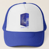 Hot-Springs, AR BlueTile Reflection-cadeautjes Trucker Pet (Voorkant)