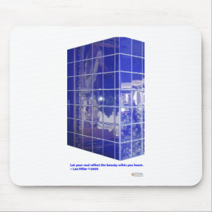 Hot Springs, AR BlueTile Reflection Gifts Kleding Muismat