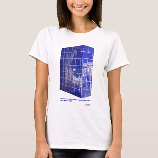 Hot Springs, AR BlueTile Reflection Gifts Kleding T-shirt (Voorkant)