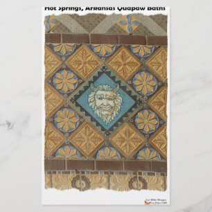 Hot Springs, AR Quapaw Dome Tegels Gifts Apparel Briefpapier