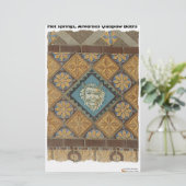 Hot Springs, AR Quapaw Dome Tegels Gifts Apparel Briefpapier (Staand voorkant)