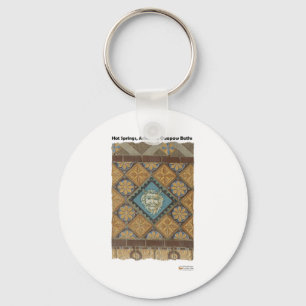 Hot Springs, AR Quapaw Dome Tegels Gifts Apparel Sleutelhanger