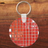 Hot-Springs, AR Red Tegels Central Ave Gifts Sleutelhanger (Voorkant)