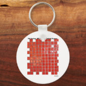 Hot-Springs, AR Red Tegels Central Ave Gifts Sleutelhanger (Voorkant)