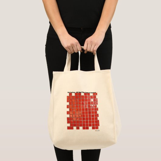 Hot-Springs, AR Red Tegels Central Ave Gifts Tote Bag (Voorkant (product))