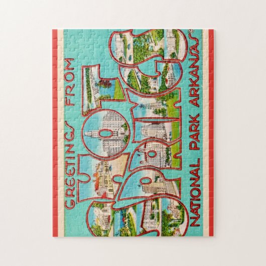 Hot Springs Arkansas 11x14 Legpuzzel (Verticaal)