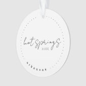 Hot Springs, Arkansas AR Travel Verenigde Staten Ornament (voorkant)