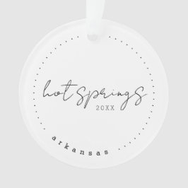 Hot Springs, Arkansas AR Travel Verenigde Staten Ornament