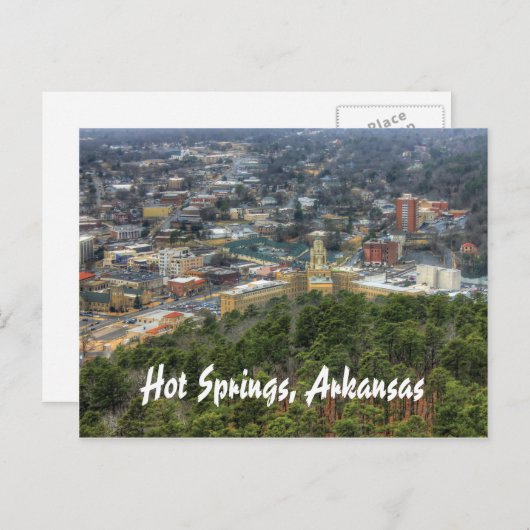 Hot Springs, Arkansas Briefkaart (Voorkant / Achterkant)