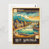 Hot Springs, Arkansas |  Briefkaart (Voorkant / Achterkant)