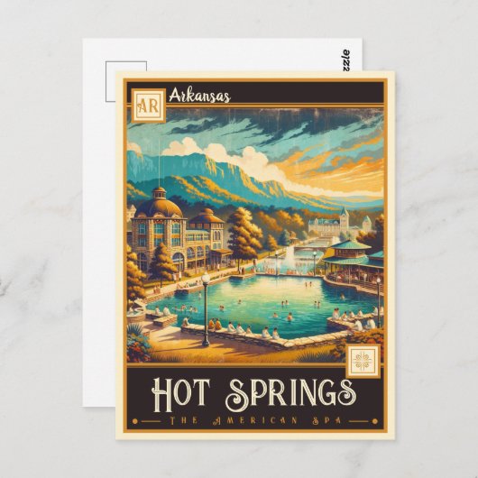 Hot Springs, Arkansas |  Briefkaart (Voorkant / Achterkant)
