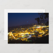 Hot Springs, Arkansas 's nachts Briefkaart (Voorkant / Achterkant)