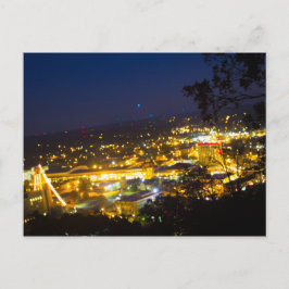 Hot Springs, Arkansas 's nachts Briefkaart