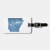 Hot Springs Arkansas Wood Grain Bagagelabel (Voorkant horizontaal)