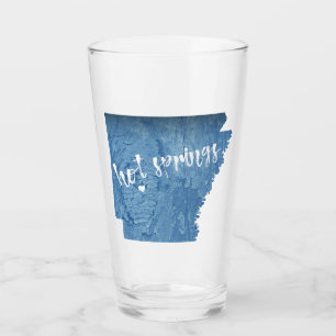 Hot Springs Arkansas Wood Grain Glas