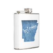 Hot Springs Arkansas Wood Grain Heupfles (Rechts)