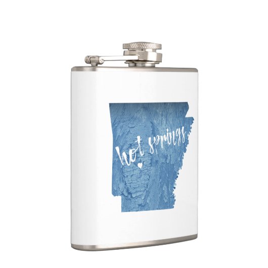 Hot Springs Arkansas Wood Grain Heupfles (Rechts)