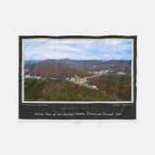 Hot Springs City en National Park Centennial Ed Fleece Deken (Voorkant (Horizontaal))