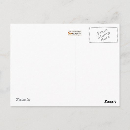 Hot-Springs- en AR-herfst Briefkaart (Achterkant)