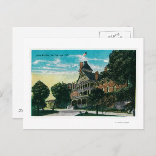 Hot Springs in Paso Robles, CAPaso Robles, CA Briefkaart (Voorkant / Achterkant)