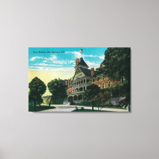Hot Springs in Paso Robles, CAPaso Robles, CA Canvas Afdruk (Voorkant)