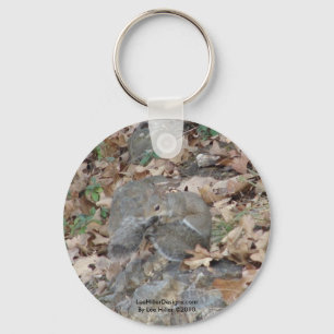 Hot Springs Mountain, AR Squirrel Camouflage Gifts Sleutelhanger