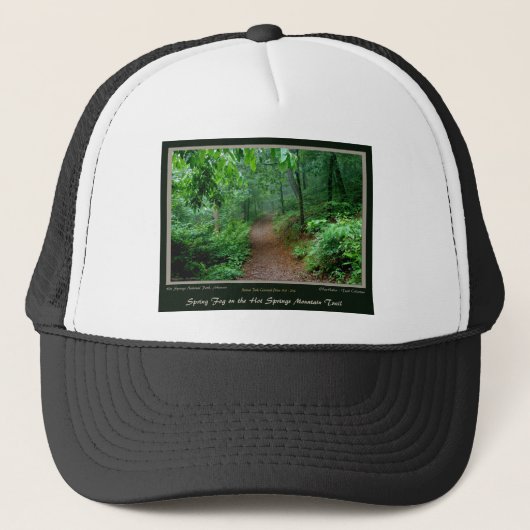Hot Springs Mt Trail National Park Trucker Pet (Voorkant)