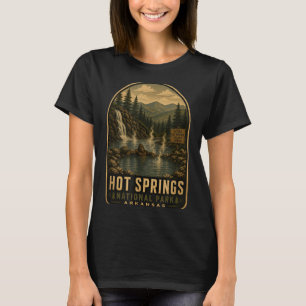 Hot springs nationaal park bigfoot vintage t-shirt