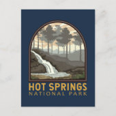 Hot Springs Nationaal Park Emblem Briefkaart (Voorkant)