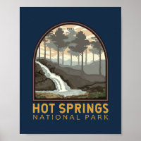 Hot Springs Nationaal Park Emblem