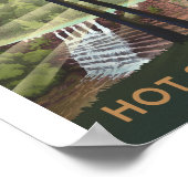 Hot Springs Nationaal Park Litho Kunstwerk Poster (Hoek)