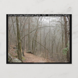 Hot Springs National Park, AR - Betoverde Paden Briefkaart