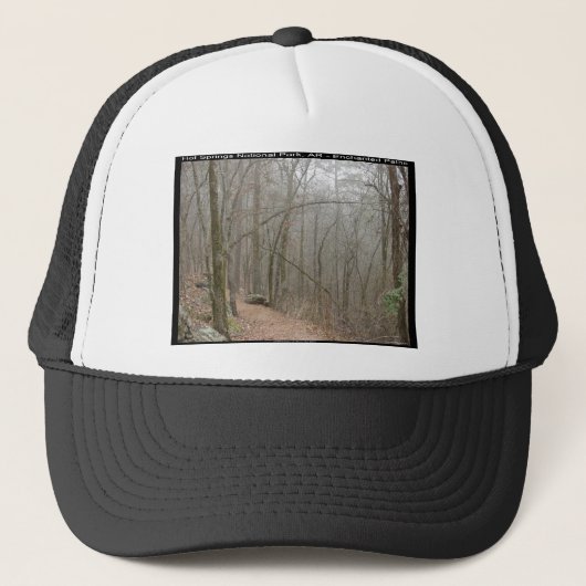 Hot Springs National Park, AR - Enchanted Paths Trucker Pet (Voorkant)