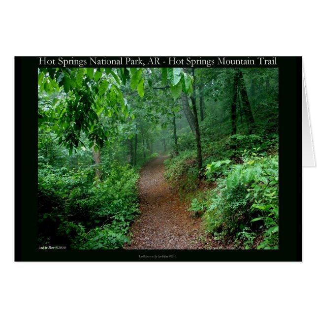 Hot Springs National Park, AR Fading Fog Gifts (Voorkant Horizontaal)