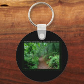 Hot Springs National Park, AR Fading Fog Gifts Sleutelhanger (Voorkant)
