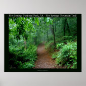 Hot Springs National Park, AR Fading Fog Posters (Voorkant)