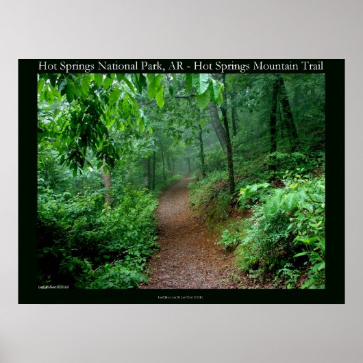 Hot Springs National Park, AR Fading Fog Posters (Voorkant)