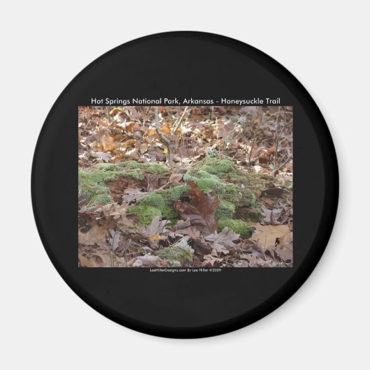 Hot Springs National Park, AR - Honeysuckle Trail Magneet (Voorkant)