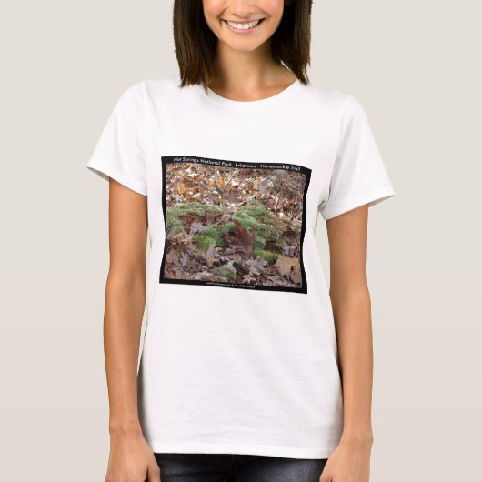Hot Springs National Park, AR - Honeysuckle Trail T-shirt (Voorkant)
