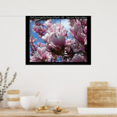 Hot Springs National Park AR Saucer Magnoia Poster (Keuken)