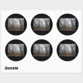 Hot Springs National Park, AR Silent Mist Gifts Ronde Sticker (Vel)